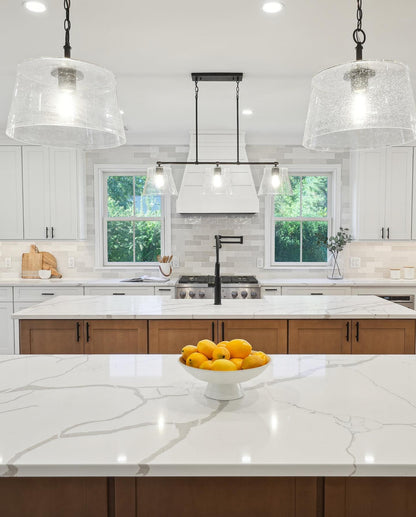 MSI Calacatta Laza® Premium Quartz Prefabricated Countertop - Island