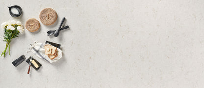 MSI Cashmere Taj™ Premium Quartz Prefabricated Countertop - Island