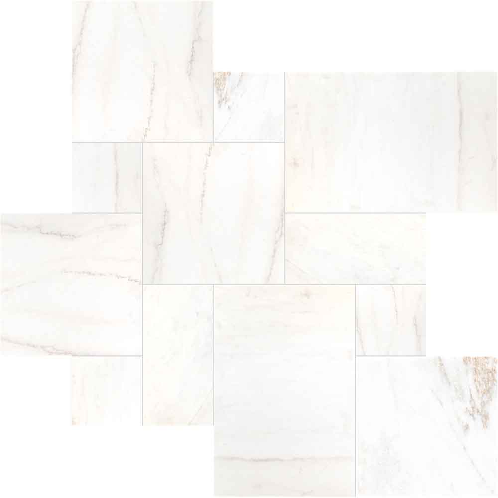 MSI Cosmic White Sandblast Marble Pavers
