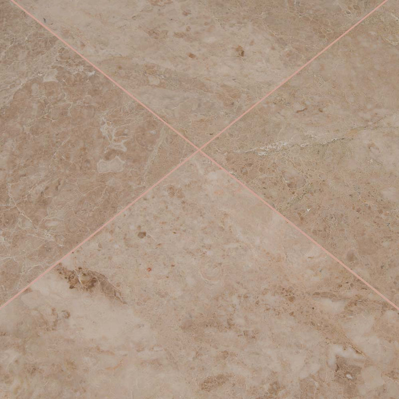 MSI Crema Cappuccino Marble Wall and Floor Tile 12"x12"