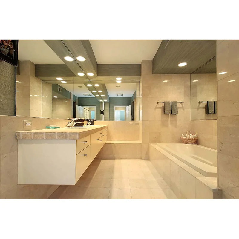 MSI Crema Marfil Select Marble Wall and Floor Tile 12"x12"