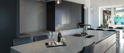 MSI Galant Gray® Premium Quartz Prefabricated Countertop - Island