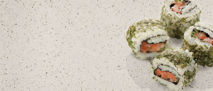 MSI Iced White® Premium Quartz Prefabricated Countertop - Island
