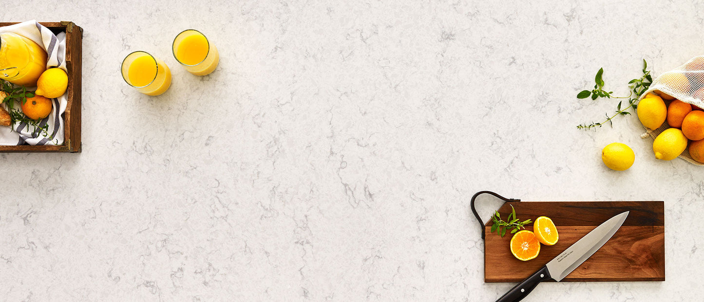 MSI Mara Blanca® Premium Quartz Prefabricated Countertop - Island