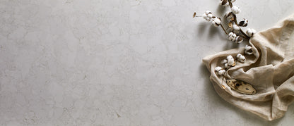 MSI Marbella White™ Premium Quartz Prefabricated Countertop - Island