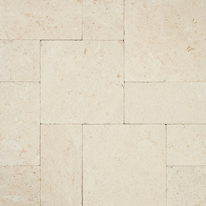 MSI Mayra White Tumbled Limestone Pattern Set Paver - 10 Kits