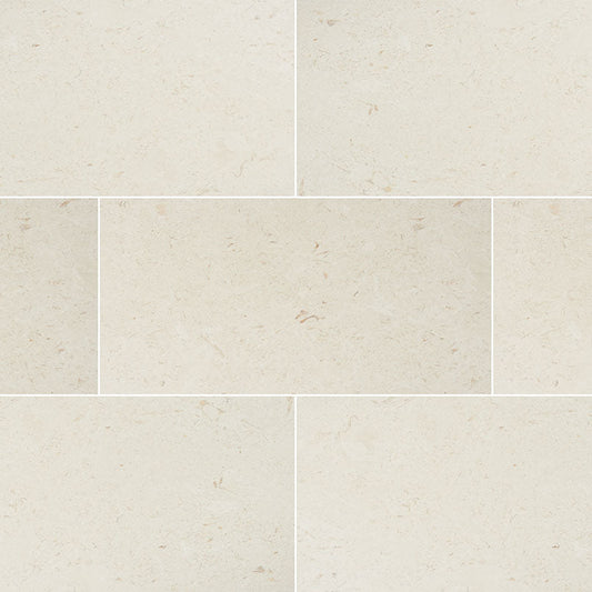 MSI Mayra White Tumbled Limestone Paver - 16"x24"