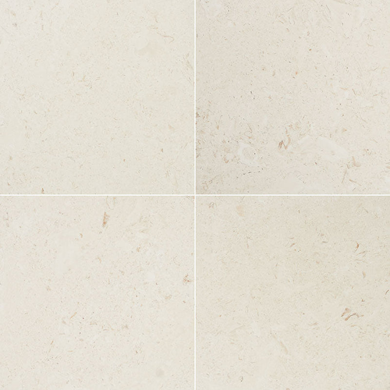 MSI Mayra White Tumbled Limestone Paver - 24"x24"