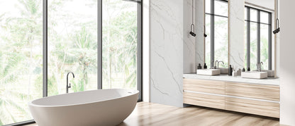 MSI New Calacatta Laza™ Premium Quartz Prefabricated Countertop - Island