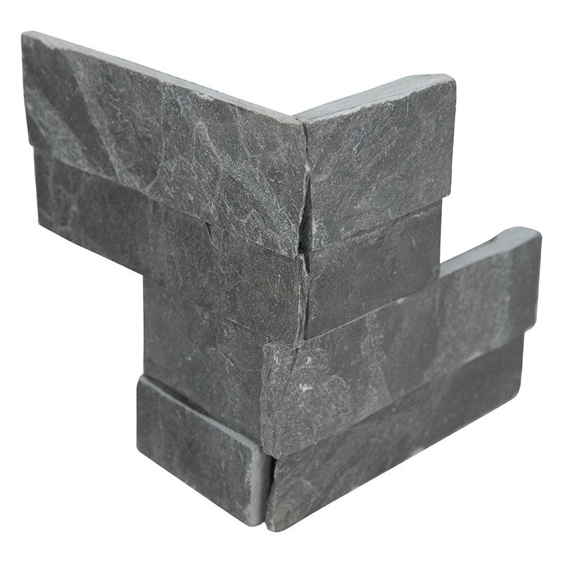 MSI Premium black marble splitface mini ledger panel 4.5x9 LPNLSPREBLK4.59COR MINI