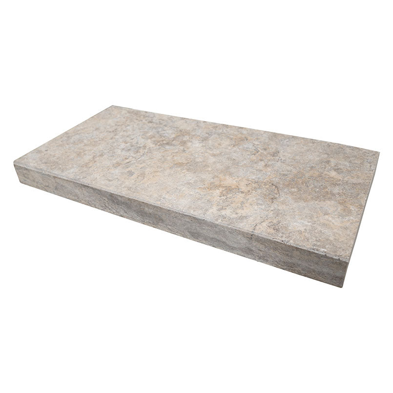 MSI-Silver-Travertine-Pool-Coping-12x24-Eased-Edge-LCOPTSIL1224HUFBR-EE