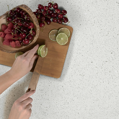 MSI Sparkling White™ Premium Quartz Prefabricated Countertop - Island