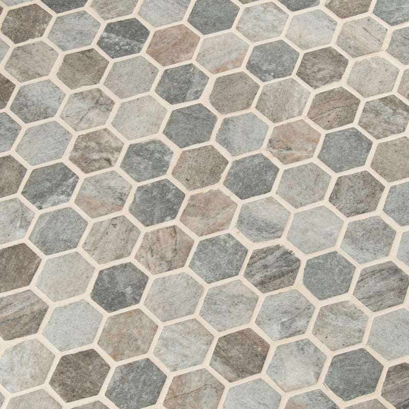 MSI Stonella Hexagon Glass Mosaic Tile 11.02"x12.75"