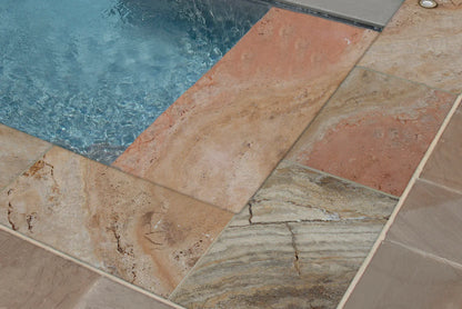 MSI-Tuscany-Porcini-Travertine-Pool-Coping-LCOPTPOR1624HUFBR