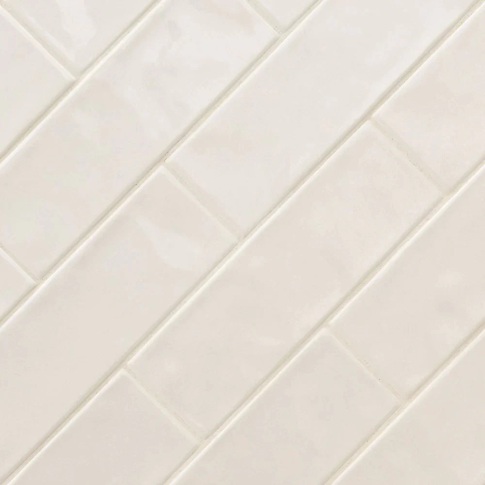 MSI Urbano Crema Glossy Ceramic Subway Tile 4"x12"