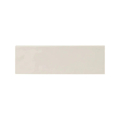 MSI Urbano Crema Glossy Ceramic Bullnose Tile 4"x12"