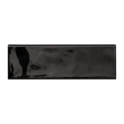 MSI Urbano Ink Glossy Ceramic Bullnose Tile 4"x12"