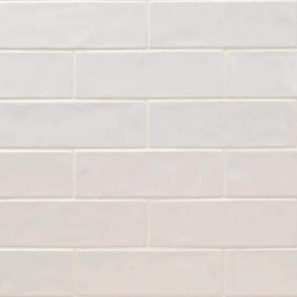 MSI Urbano Pure Glossy Ceramic Subway Tile 4"x12"