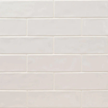 MSI Urbano Pure Glossy Ceramic Subway Tile 4"x12"