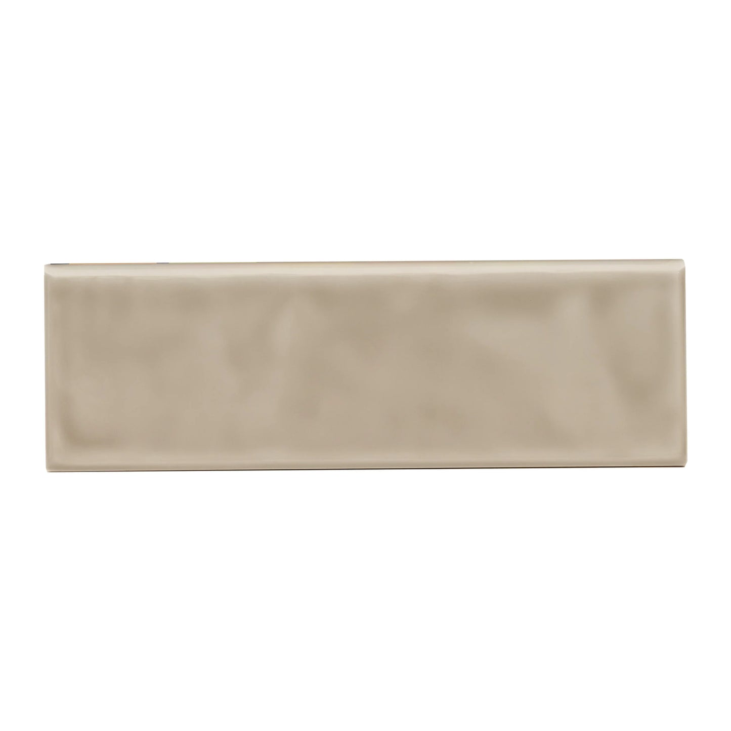 MSI Urbano Warm Concrete Glossy Ceramic Bullnose Tile 4"x12"