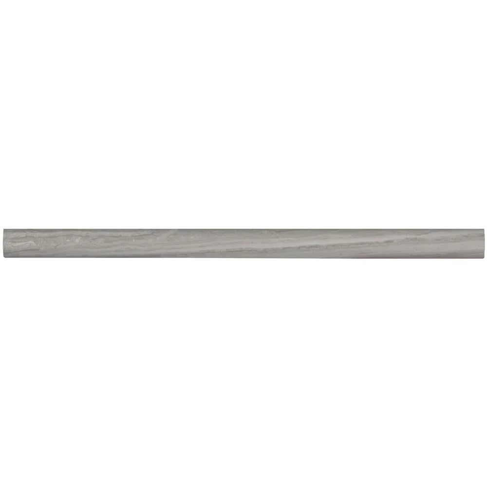 MSI White oak pencil molding 0.75x12 honed marble wall tile SMOT PENCIL WHTOAK top view.