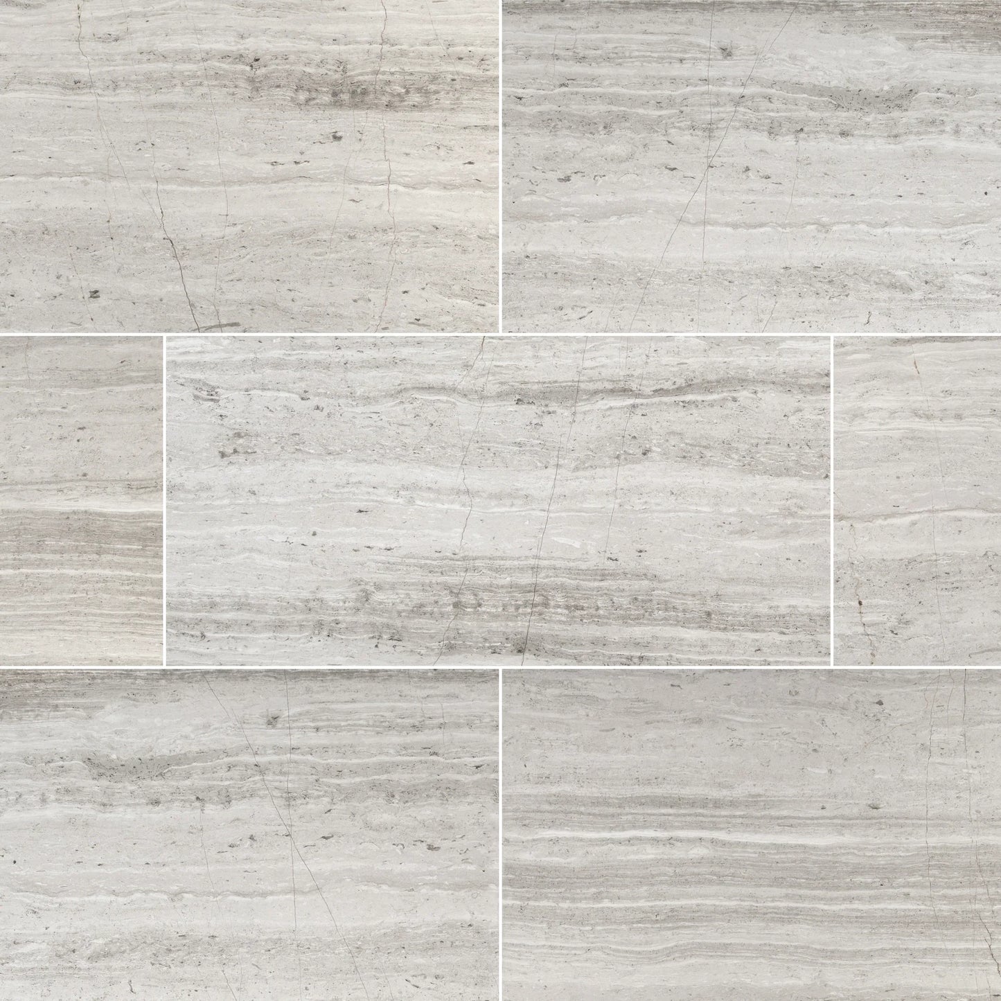 MSI White Oak Marble Floor and Wall Tile 12"x24"