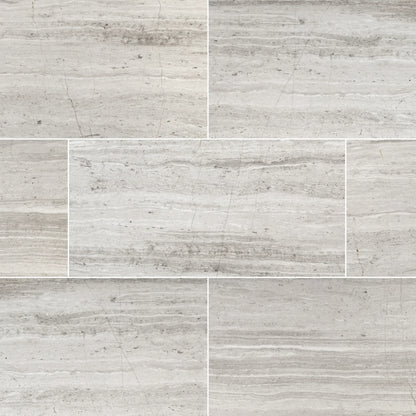 MSI White Oak Marble Floor and Wall Tile 12"x24"