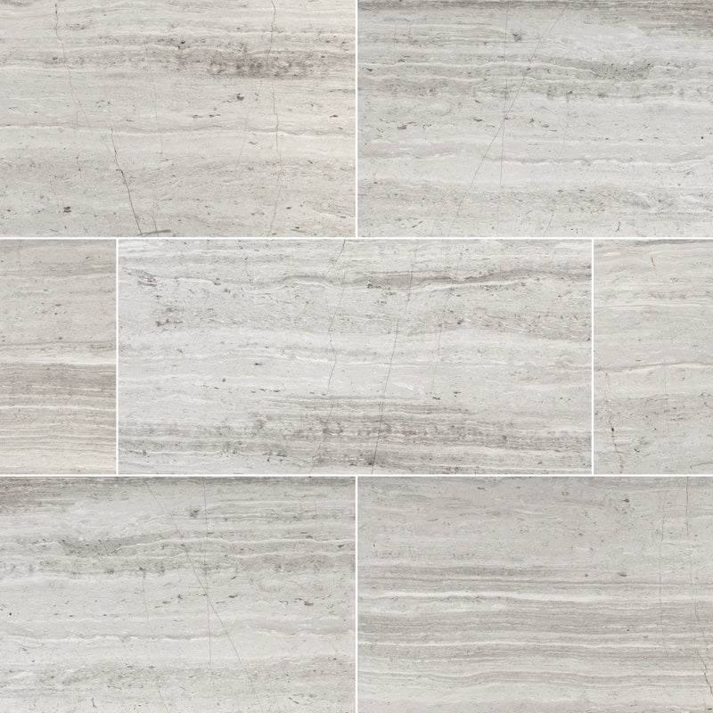 MSI White Oak Marble Floor and Wall Tile 12"x24"