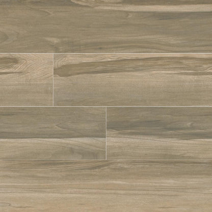 MSI Carolina Timber II Saddle Porcelain Wall and Floor Tile