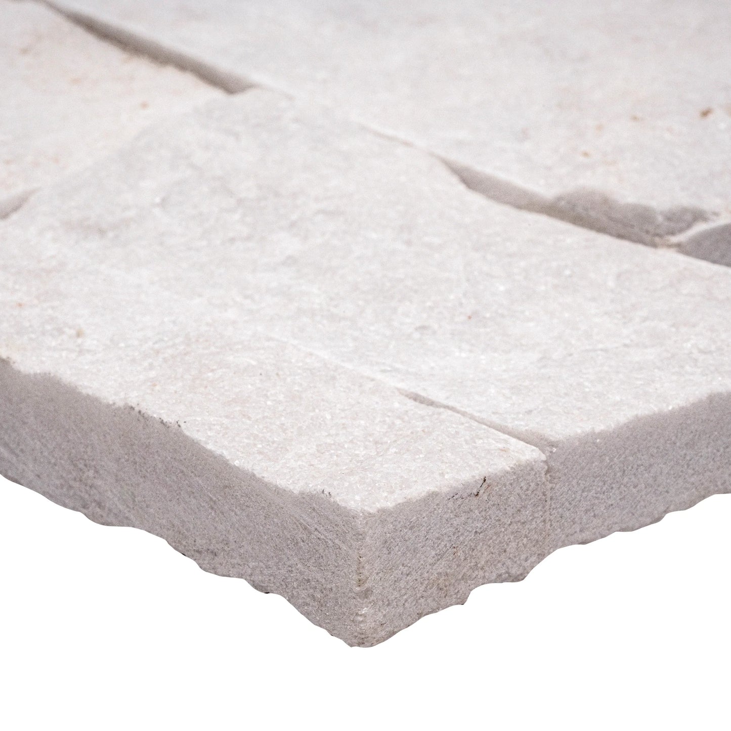 MSI XL Rockmount Arctic White Splitface Ledger Panel Quartzite Wall Tile 9"x24"