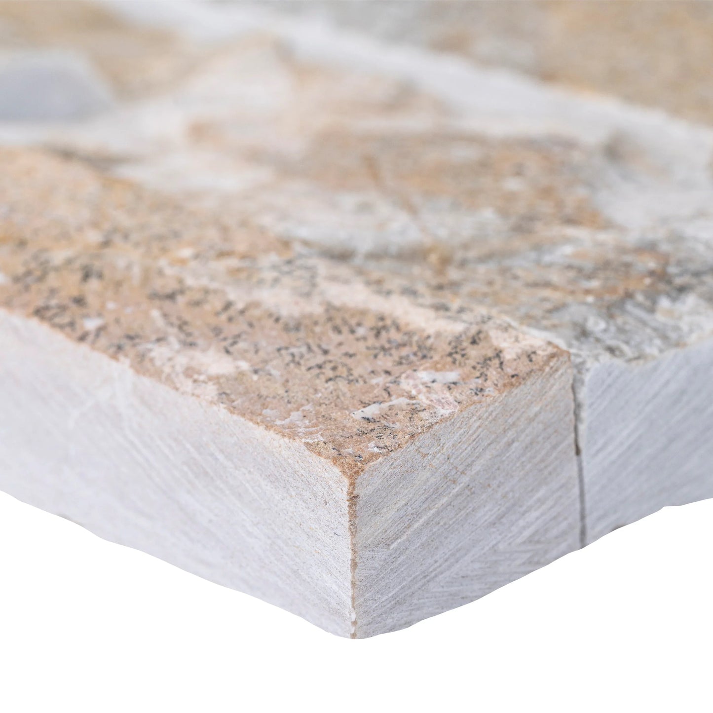 MSI XL Rockmount Golden White Splitface Ledger Panel Quartzite Wall Tile 9"x24"