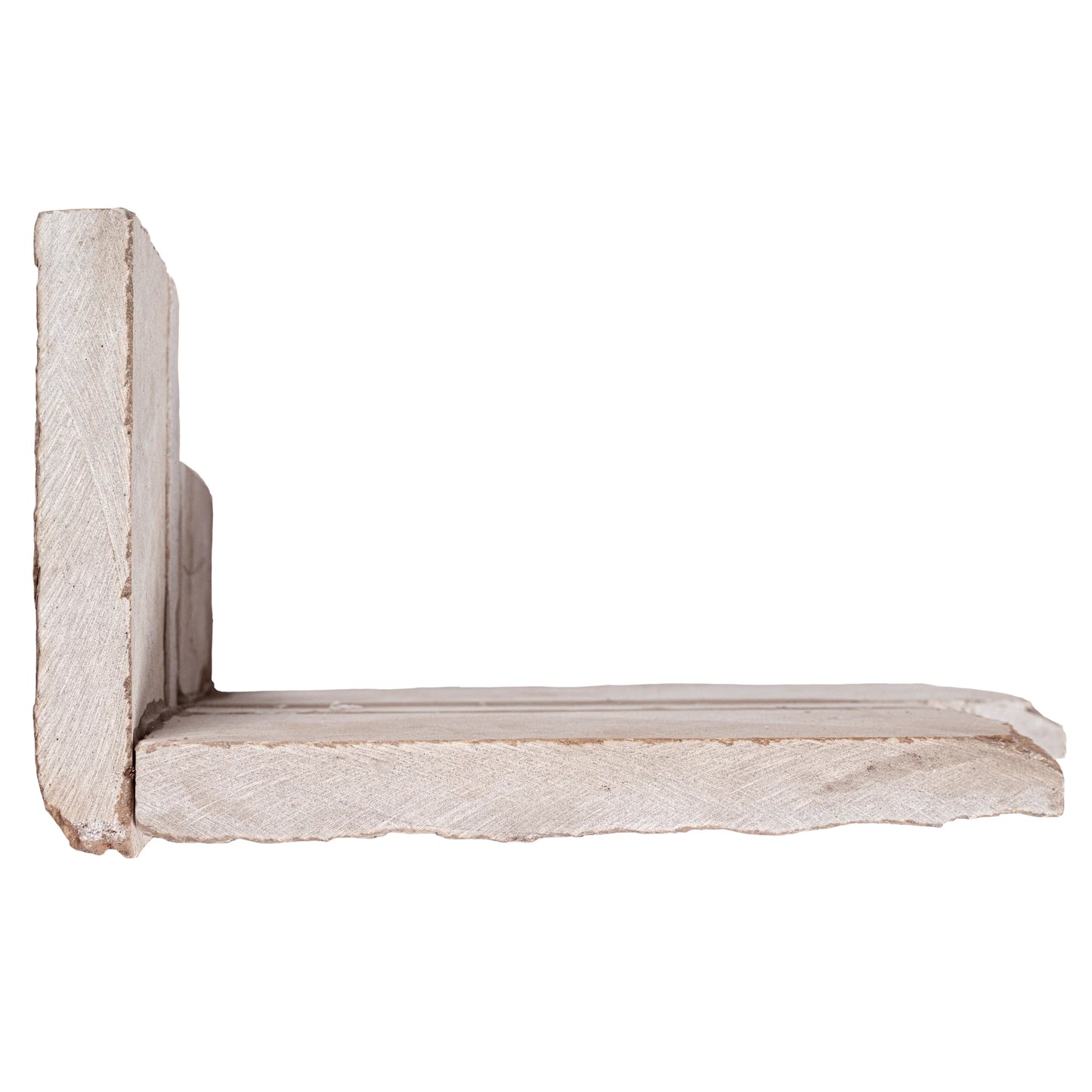 MSI XL Rockmount Golden White Splitface Quartzite Ledger Panel Corner 9"x18"