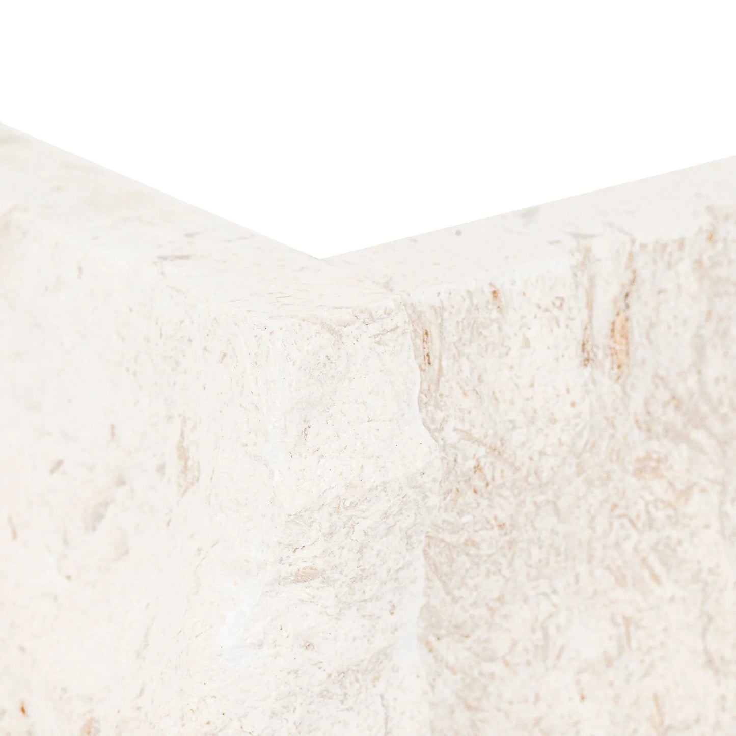MSI XL Rockmount Mayra White Splitface Limestone Ledger Panel Corner 9"x18"