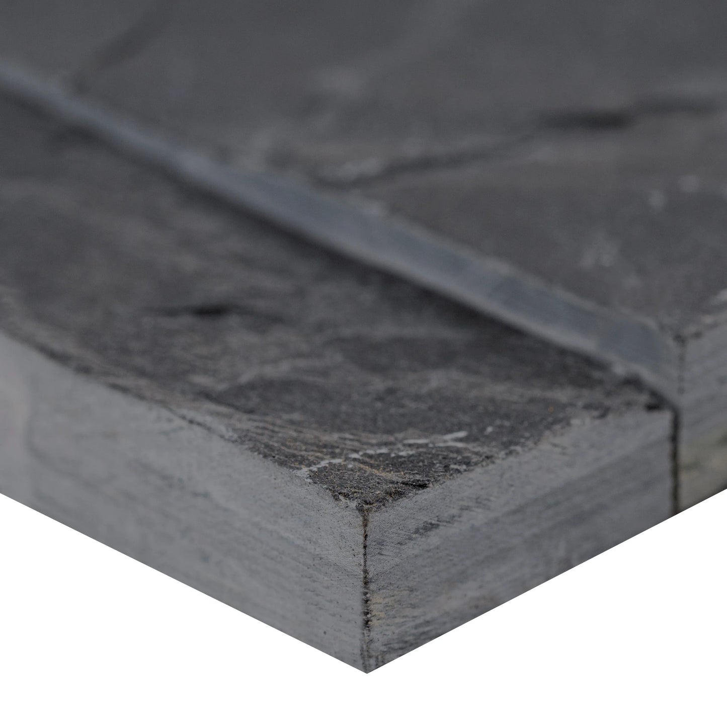 MSI XL Rockmount Premium Black Splitface Ledger Panel Slate Wall Tile 9"x24"