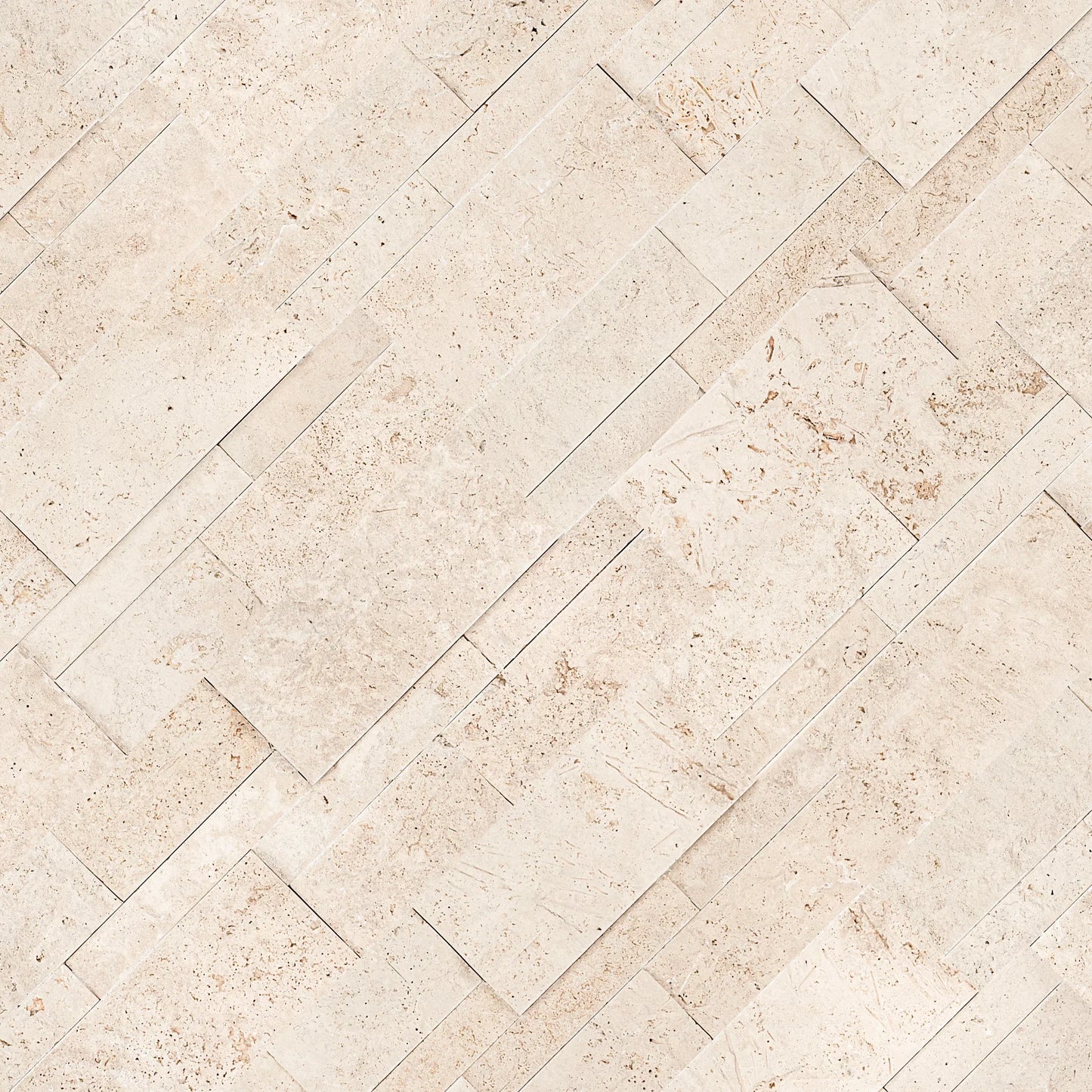 MSI XL Rockmount Roman Beige Splitface Ledger Panel Travertine Wall Tile 9"x24"