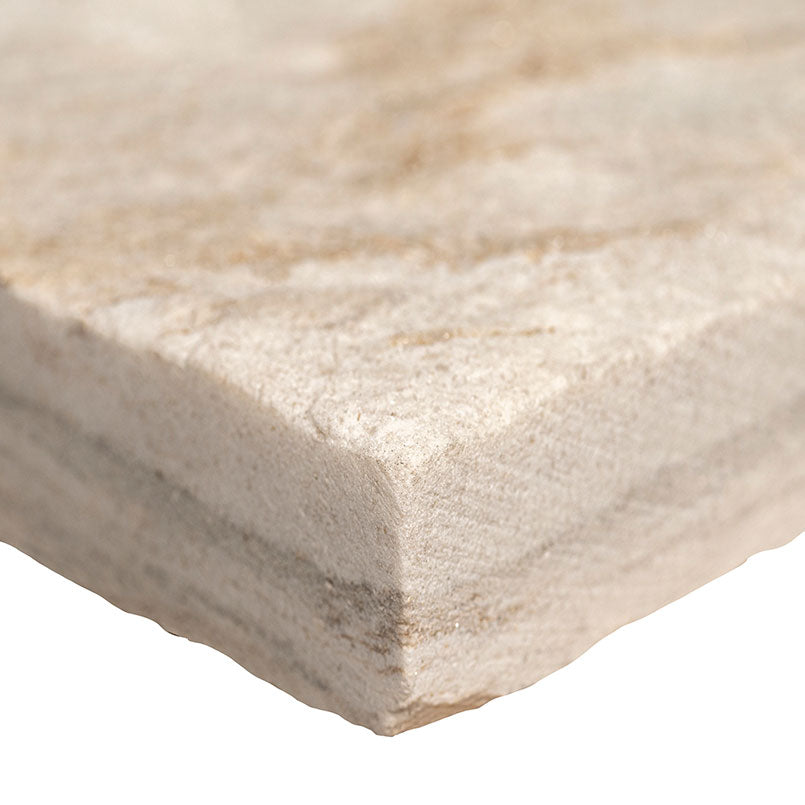 MSI XL Rockmount Royal White Splitface Ledger Panel Quartzite Wall Tile 9"x24"