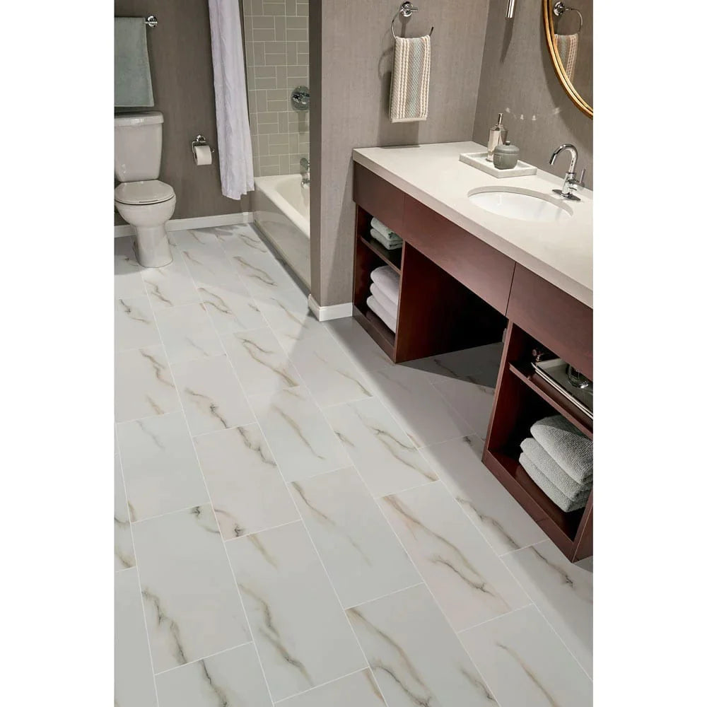 MSI Aria Bianco Porcelain Wall and Floor Tile