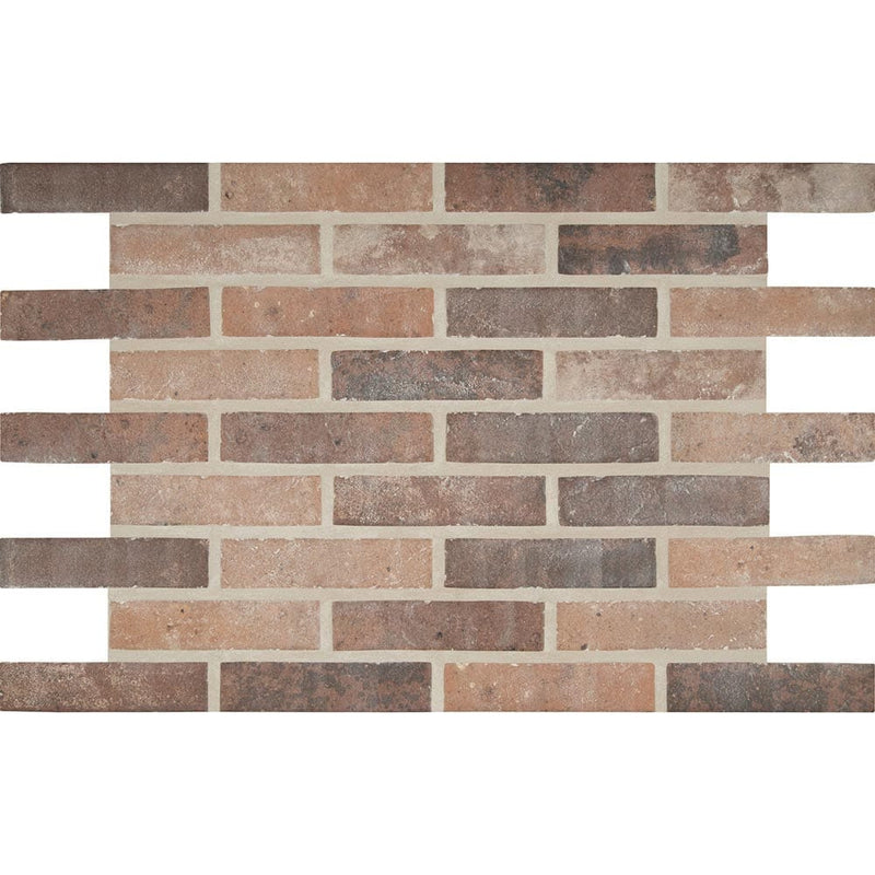 MSI Brickstone Red Brick Porcelain Wall and Floor Tile