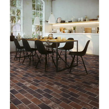 MSI Brickstone Red Brick Porcelain Wall and Floor Tile