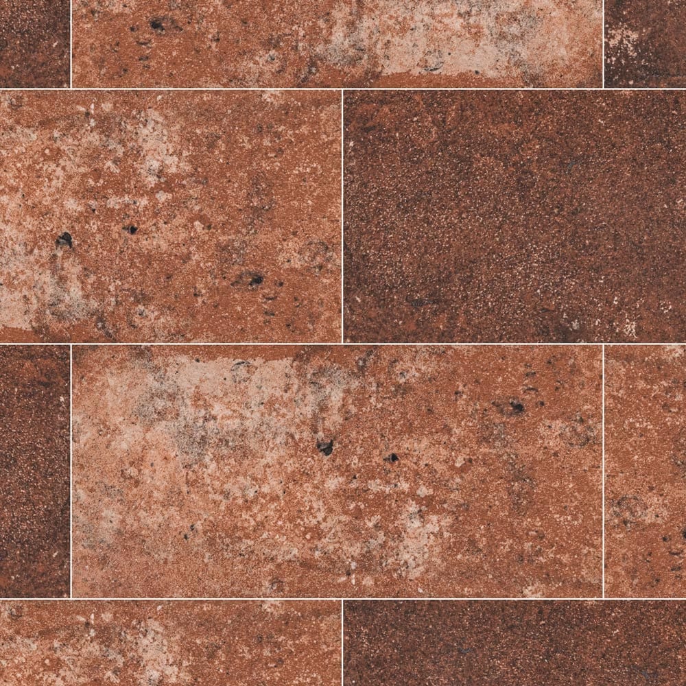 MSI Brickstone Red Brick Porcelain Wall and Floor Tile