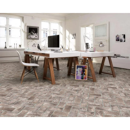 MSI Brickstone Taupe Brick Porcelain Wall and Floor Tile