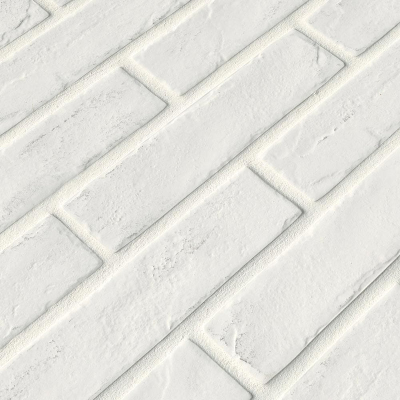 MSI Brickstone White Brick Porcelain Wall and Floor Tile