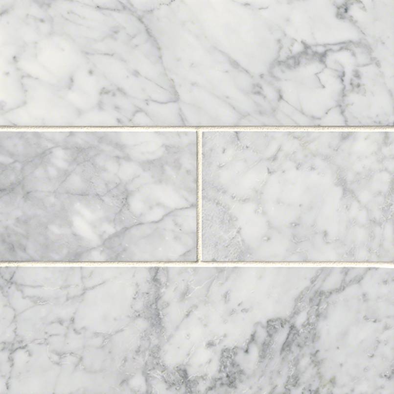 MSI Carrara White Marble Subway Tile