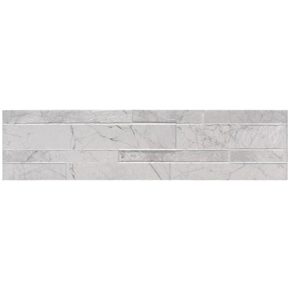 MSI carrara white ledger panel matte porcelain wall tile NCARWHI6X24 2.