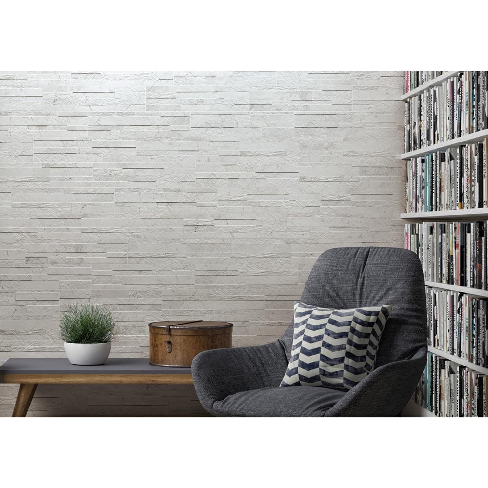 MSI carrara white ledger panel matte porcelain wall tile NCARWHI6X24 3