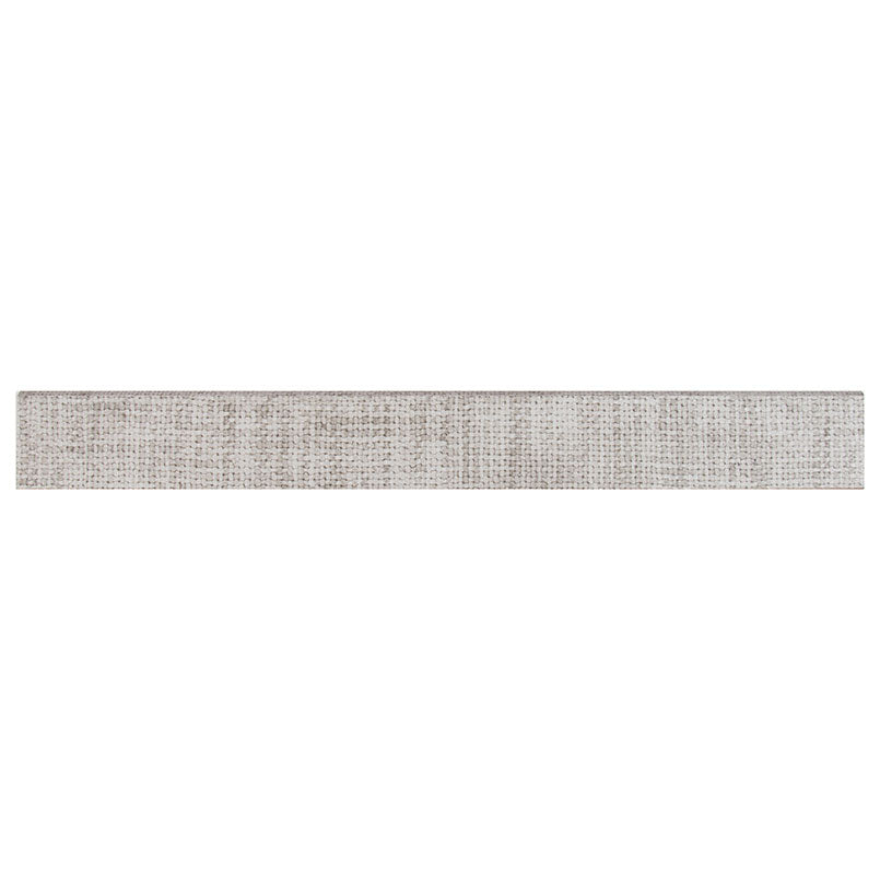 MSI Crosshatch Grey Matte Porcelain Bullnose 3"x24" - Tektile Collection