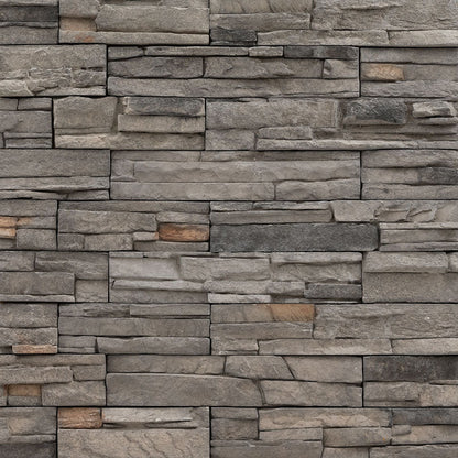 MSI denali grey terrado stacked stone panels LPNLEDENGRY6 