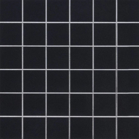 MSI Black 2"x2" Porcelain Mosaic Tile - Domino Collection