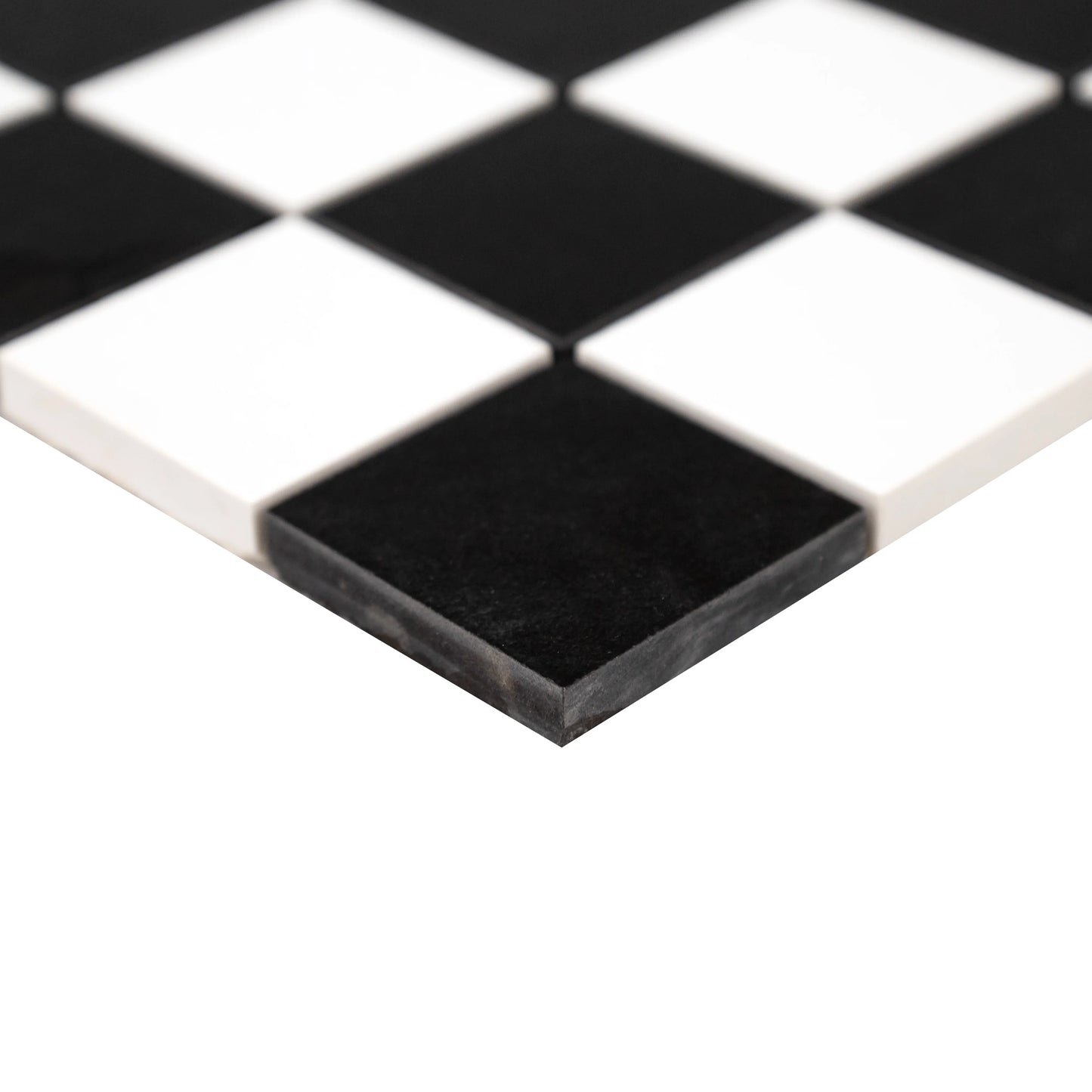 MSI White & Black 2"x2" Porcelain Mosaic Tile - Domino Collection