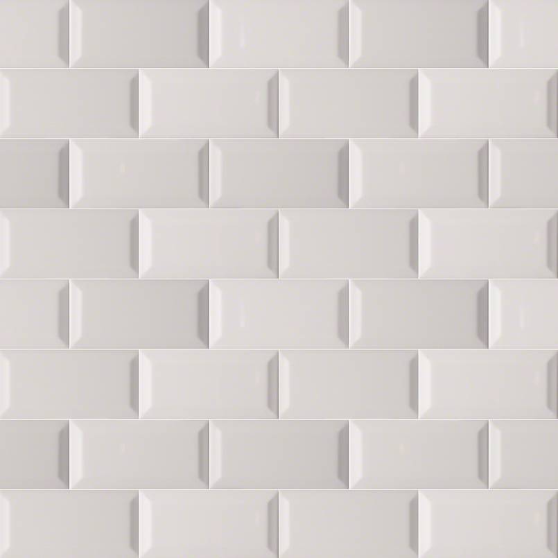 MSI Gray Glossy Ceramic Subway Tile - Domino Collection